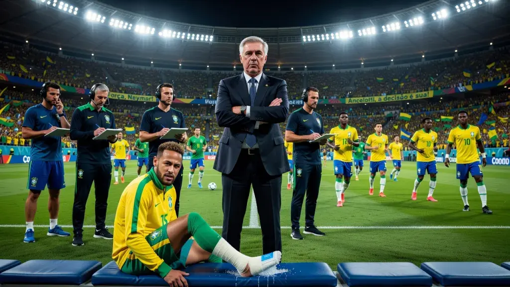 Neymar's World Cup Fitness Crisis Puts Ancelotti Under Mounting Pressure