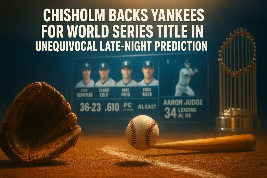 Chisholm Backs Yankees for World Series Title in Unequivocal Late-Night Prediction