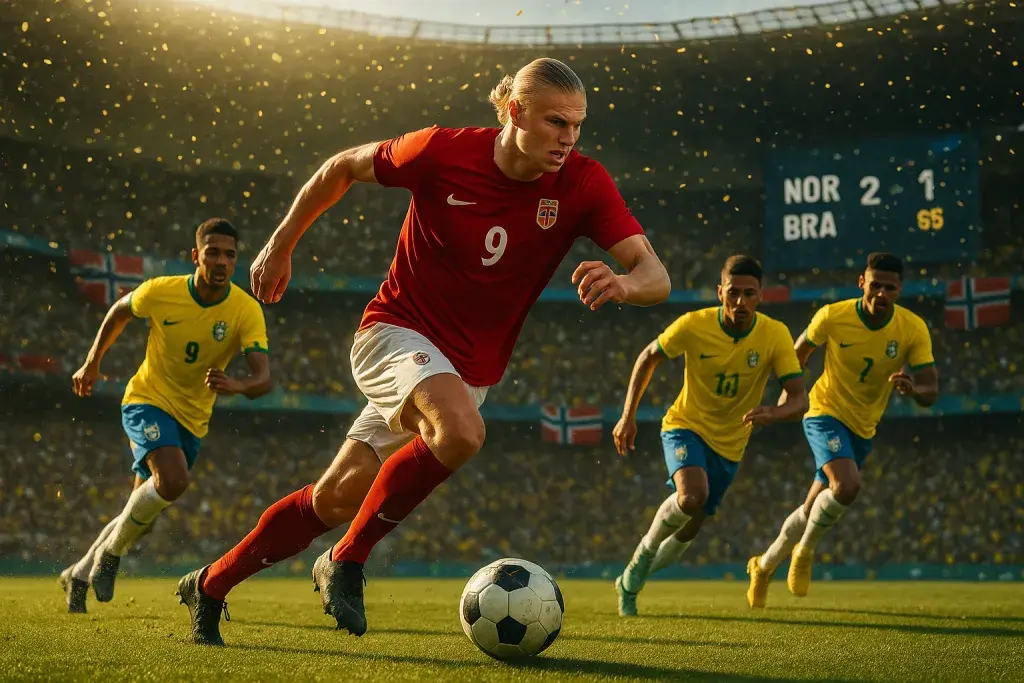 Haaland and Brazil Collide as Norway Seek First World Cup Quarterfinal