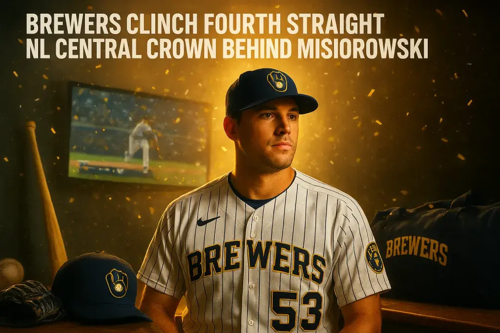 Brewers Clinch Fourth Straight NL Central Crown Behind Misiorowski