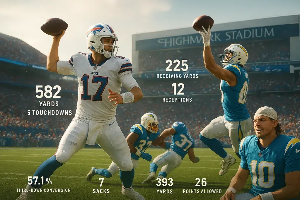 Unbeaten Bills Host Struggling Chargers in Week 3 Test