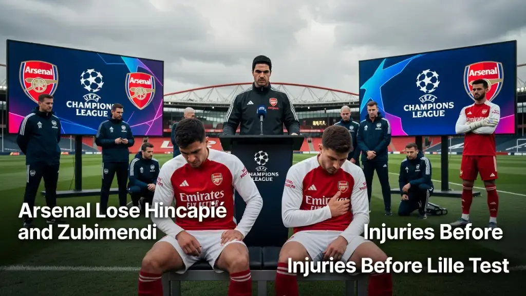 Arsenal Lose Hincapié and Zubimendi Ahead of Lille Test