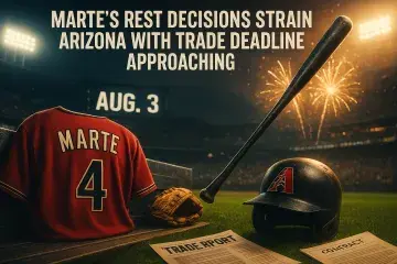 Marte's Rest Decisions Strain Arizona With Trade Deadline Approaching