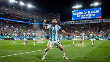 Messi Silences Injury Doubters With Ruthless Hat Trick Against Algeria